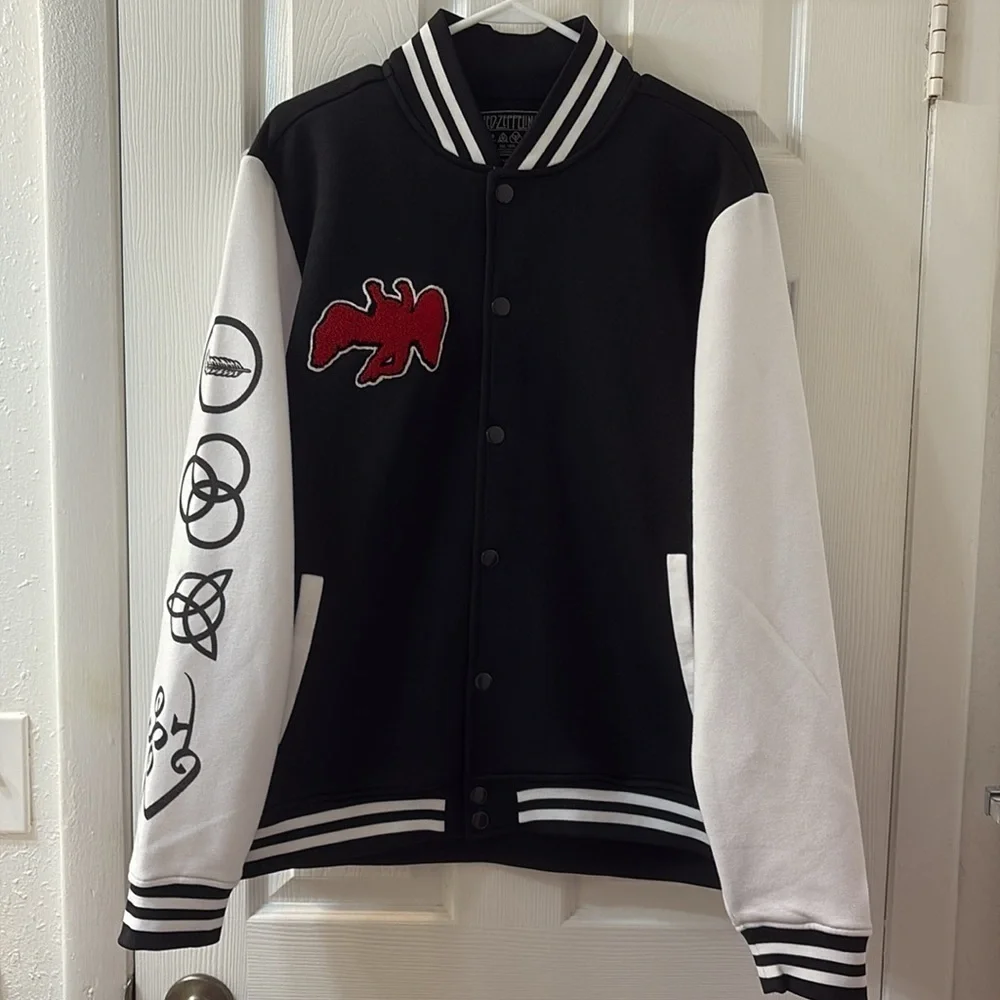 NWT Led Zeppelin ICARUS Varsity Jacket Large